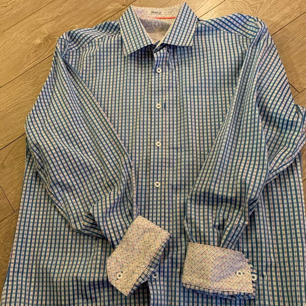 BUGATCHI UOMO BUTTON SHIRT